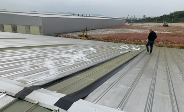 金平厂房屋面防水维修案例